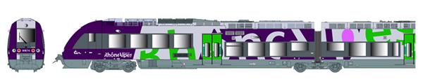 LS Models 10584S - French Diesel Railcar Bourgogne B 81000 of the SNCF (Sound Decoder)